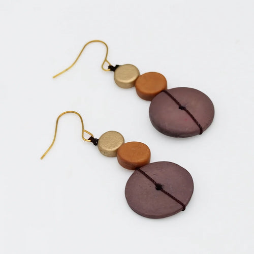 Sylca Rust Cerelia Splendor Earrings BP25E08 RUST