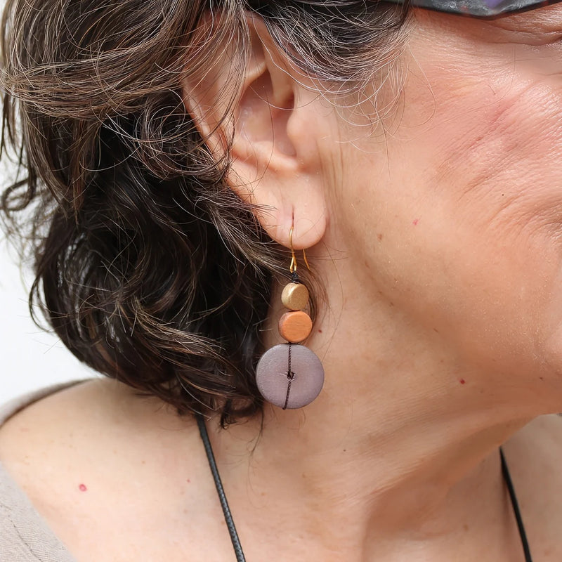 Sylca Rust Cerelia Splendor Earrings BP25E08 RUST