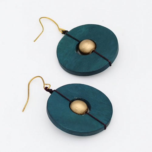 Sylca Teal Unity Earrings
