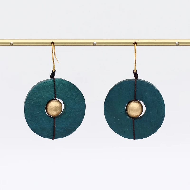 Sylca Teal Unity Earrings