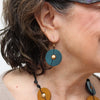 Sylca Teal Unity Earrings