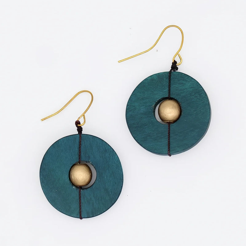 Sylca Teal Unity Earrings