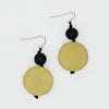 Sylca Chartreuse Wood Earrings BP25E11 CHARTREUSE