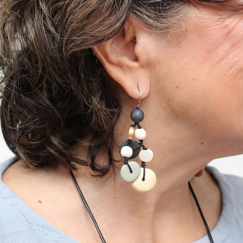 Sylca Juliette Drop Statement Earrings BP25E13