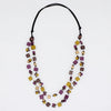 Sylca Merlot Lia Floating Bead Necklace BP25N08