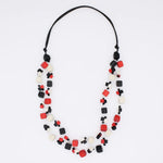 Sylca Merlot Lia Floating Bead Necklace BP25N08