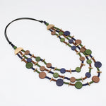 Sylca Percy Triple Strand Necklace BP25N25 EARTH