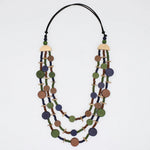 Sylca Percy Triple Strand Necklace BP25N25 EARTH