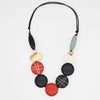Sylca Black Carved Bead Carla Necklace BP25N27