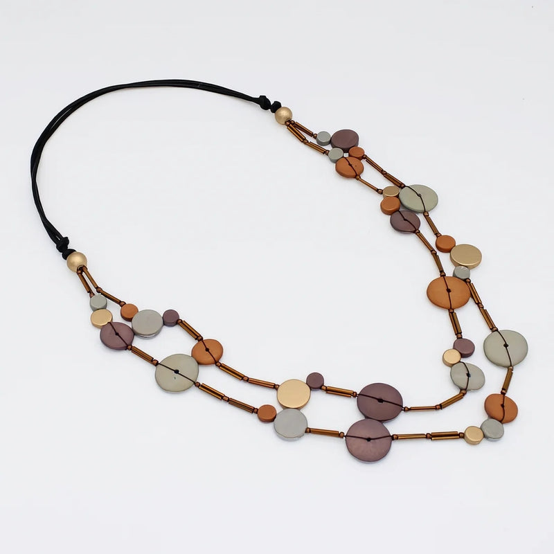 Sylca Rust Cerelia Splendor Necklace BP25N29 RUST