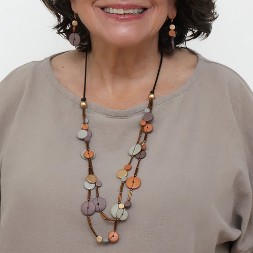 Sylca Rust Cerelia Splendor Necklace BP25N29 RUST