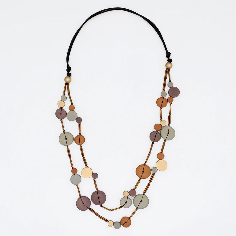 Sylca Rust Cerelia Splendor Necklace BP25N29 RUST