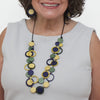 Sylca Yellow Circle Cut-Out Necklace BP25N30