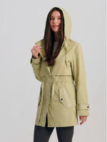 Nikki Jones Trench A7006-302S Pistachio,  Cloud Blue, and Dark Blush S25