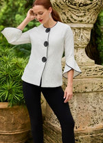 Frank Lyman Textured Jacket With Buttons Style 258116 S25