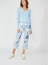 Frank Lyman Floral Print Cropped Trousers Style 251244