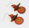 Sylca BP25E01 ORANGE Assuta Orange Drop Earrings