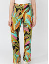 Frank Lyman Floral Print Wide-leg Trousers Style 256237 S25