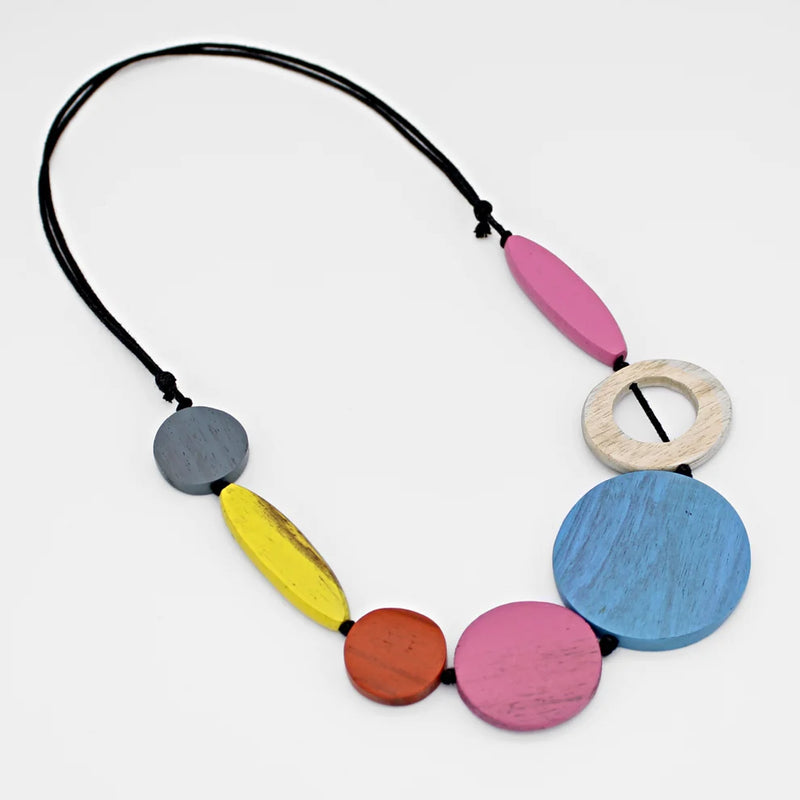 Sylca Pastel Multi Color Ayla Necklace DW23N03
