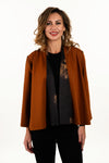 Lemon Grass Reversible Jacket F4WJ3983-PECAN BROWN-REV