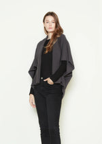 Look by M Basic Short Cape Cardigan SM8336