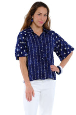 Lior Top Halo-14 Navy, Pink S26