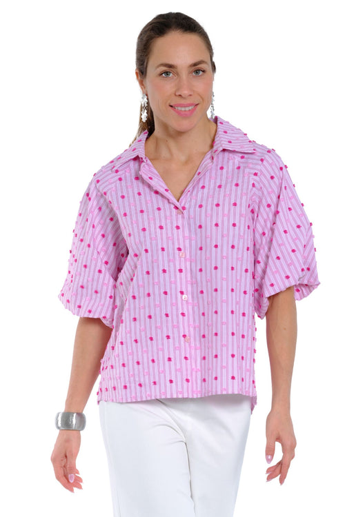 Lior Top Halo-14 Navy, Pink S26