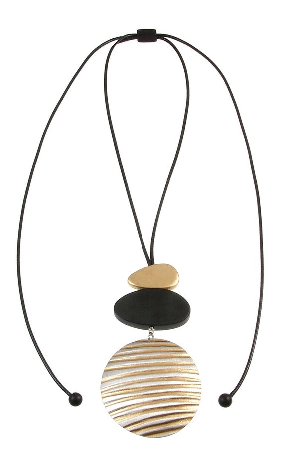 Origin Horizontal Stripes Pendant Necklace 1812