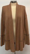 Claudia Nicole Camel Cashmere Cardigan M