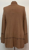 Claudia Nicole Camel Cashmere Cardigan M