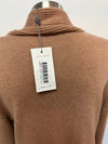 Claudia Nicole Camel Cashmere Cardigan M
