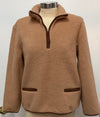 Tyler Boe Camel Zip Sweater 81301W Sizes XS, S, M