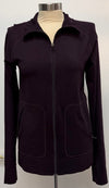 M. Rena Zip Jacket Burgundy One size