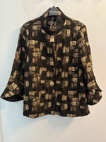 Frank Lyman |Dressy Black/Gold Jacket Style 259225
