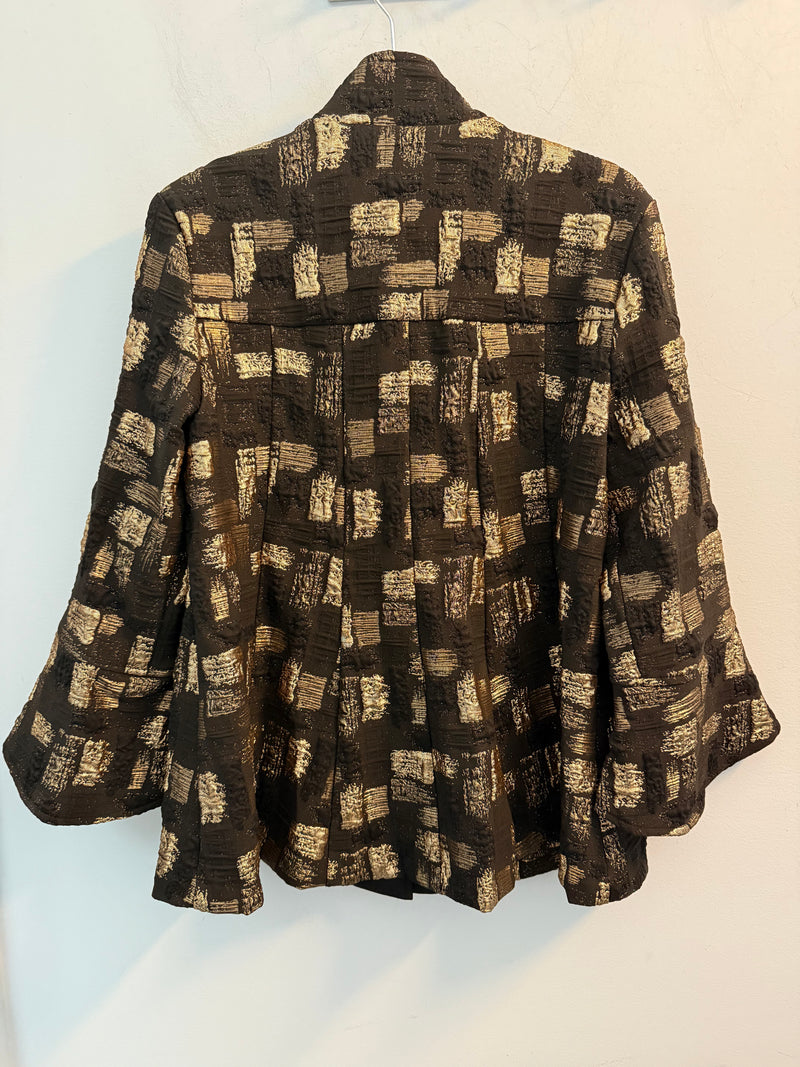 Frank Lyman |Dressy Black/Gold Jacket Style 259225