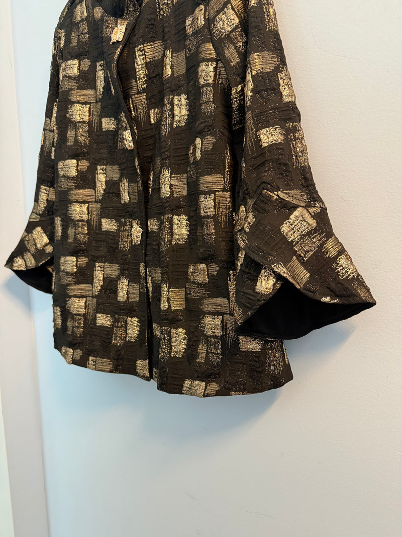 Frank Lyman |Dressy Black/Gold Jacket Style 259225