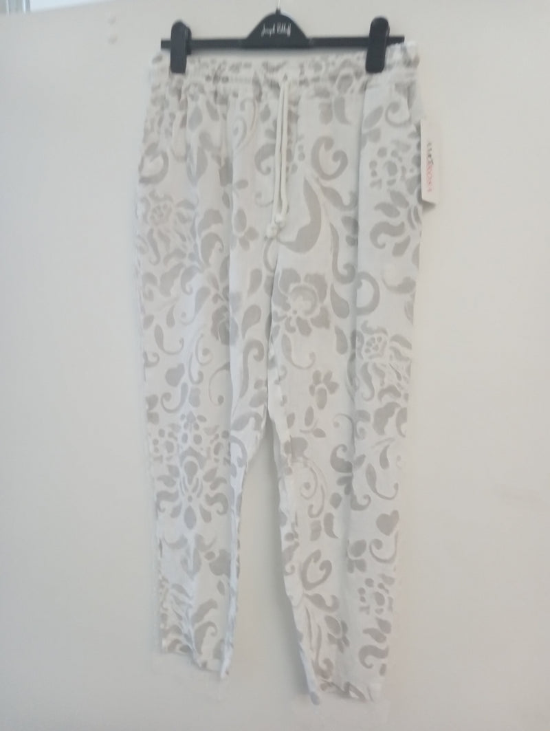 Amorosa Linen Pants Style AL 21174-36 Size S/M