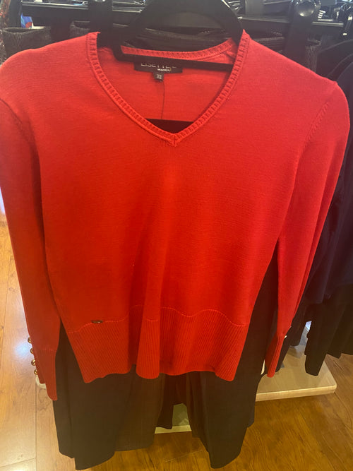 FINAL SALE Red Lisette Top