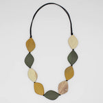 Sylca Contemporary Wood Bead Necklace DW24N02