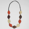 Sylca Contemporary Wood Bead Necklace DW24N02