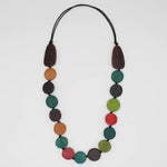 Sylca London Wood Bead Necklace DW24N01