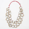 Sylca Leather Double Strand Gemma Necklace Style SD22N03