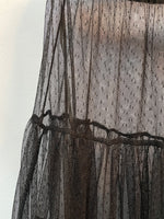 FINAL SALE - Choklate Black Clear Skirt CK29693