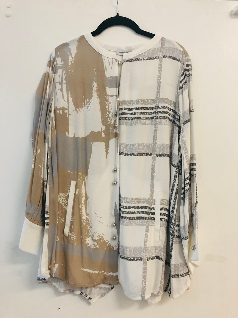 FINAL SALE Lemongrass top # S4WT5368