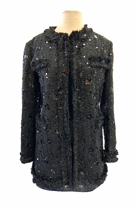 Grace Chuang JB 1685 Long channel sequins tweed - S25