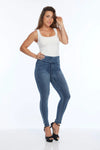 LIOR Blue Denim Jeans With Power Stretch | Jane