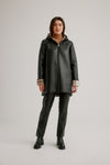 Nikki Jones Hooded Soft Stretch Faux Leather Bonded with Paid Berber K5598RO-311