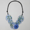 Sylca Veronica Frosted Flower Necklace Style LS22N42