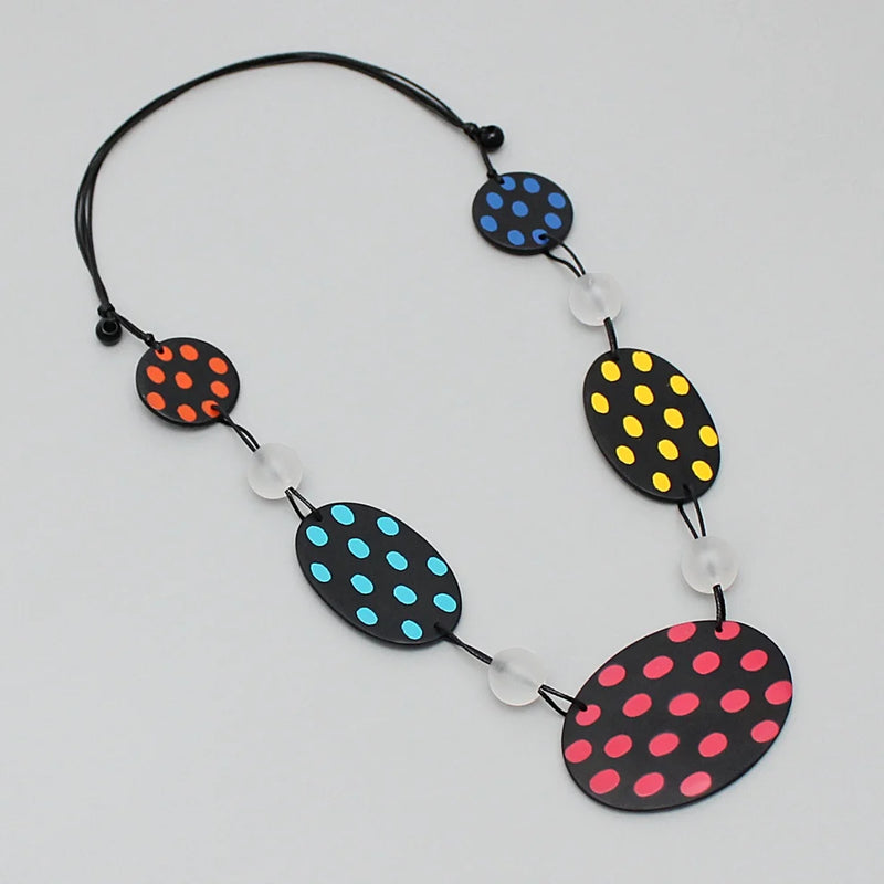 Sylca Multi Color Kit Necklace Style LS22N57