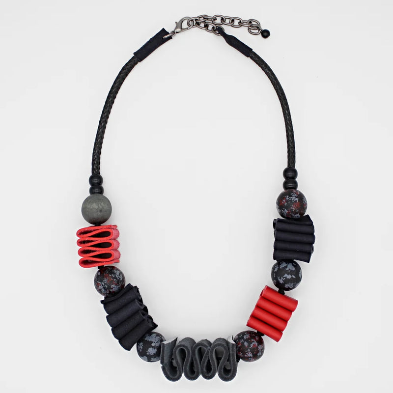 Sylca Black Tasha Necklace Style LS23N28